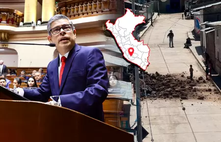 Galarreta dispuso medida tras conocer evento sismol�gico.