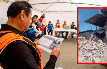Gobierno Regional de Ayacucho brinda primer informe tras sismo de magnitud 7.2.