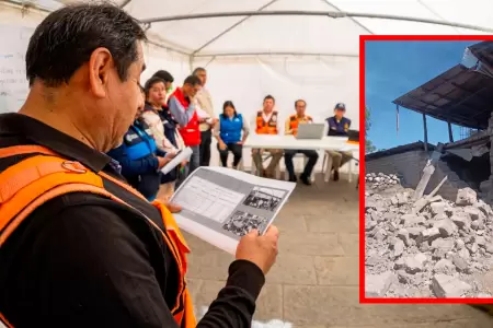 Gobierno Regional de Ayacucho brinda primer informe tras sismo de magnitud 7.2.