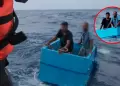 Milagro en altamar: Rescatan a pescadores que sobrevivieron cinco d�as sobre una hielera en el Pac�fico