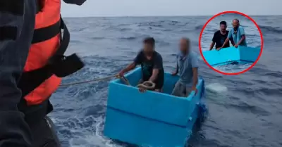 Los hombres se hab�an alejado a m�s de 200 kil�metros del sureste de M�xico.