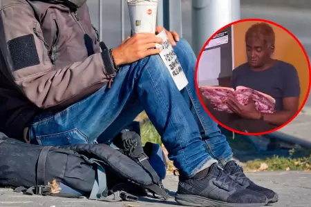 Valter se dedic� a estudiar en las calles para obtener el puesto.