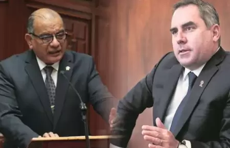 Ministros respondieron tras el debate.