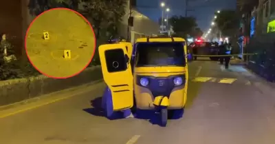 Mototaxista y transe�nte resultan herido en ataque armado en Ate