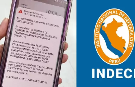 Indeci aclara que SISMATE no avisar� antes de un sismo