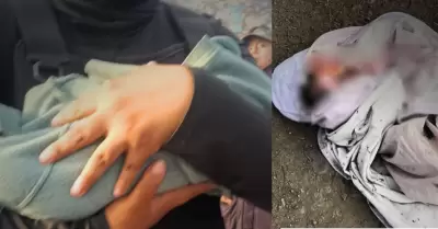 Reci�n nacida abandonada en Acho