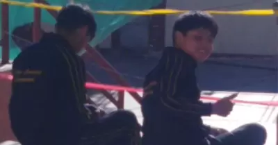 Lluvias suspenden clases en colegio de Candarave