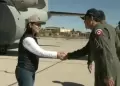 Keiko Fujimori llega a Arequipa para supervisar trabajos de puente a�reo