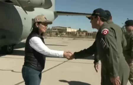Keiko Fujimori llega a Arequipa