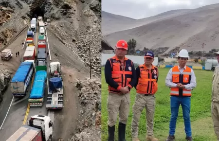 Bloqueo de carretera en Arequipa