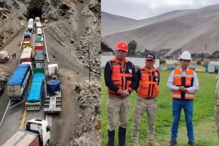 Bloqueo de carretera en Arequipa