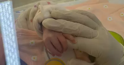 Reci�n nacida abandonada en Acho