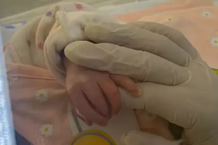 Reci�n nacida abandonada en Acho