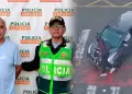 Joven en scooter termina con la clav�cula fracturada tras ser embestido por camioneta en ciclov�a de Miraflores