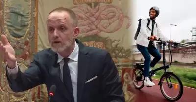 La autoridad prohibi� el tr�nsito de bicicletas.