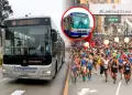 Media Marat�n de Lima: Estas son las v�as alternas que tomar� el Metropolitano y Corredores este domingo 23 de agosto