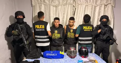 Desarticulan banda de extorsionadores en La Victoria