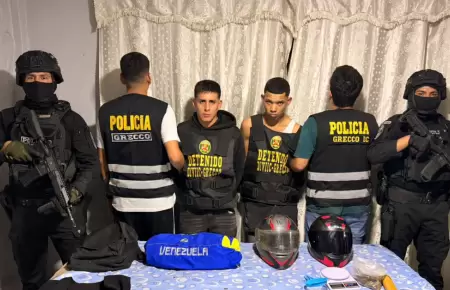 Desarticulan banda de extorsionadores en La Victoria