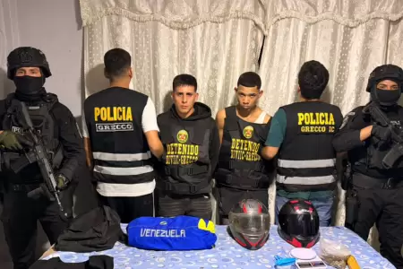 Desarticulan banda de extorsionadores en La Victoria