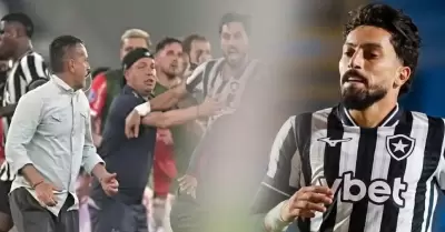 Telles explica la reacci�n de Botafogo con Melgarejo