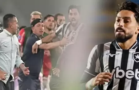 Telles explica la reacci�n de Botafogo con Melgarejo