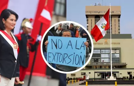 Transportistas se re�nen con la presidenta Keiko Fujimori