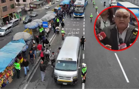 Sector de transportistas rechazan paro.