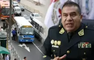 "Tenemos que respaldar": sector de transportistas apoya continuidad de Óscar Arriola al mando de la PNP