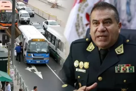 Sector de transportistas apoyan a General PNP.