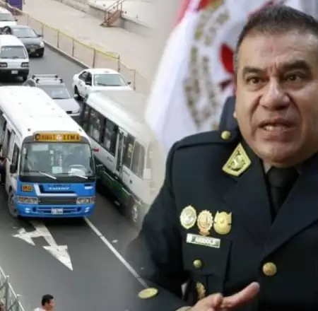 Sector de transportistas apoyan a General PNP.