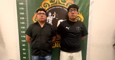 Hermanos Renzo y Yerson Yupanqui Soto detenidos por presunto sicariato