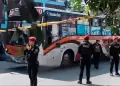 Bus de Nueva Am�rica es atacado a balazos en Pista Nueva y dejan herido al conductor