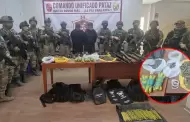 Captura en Pataz: militares detienen a dos sujetos en posesión de fusiles, pistolas y explosivos