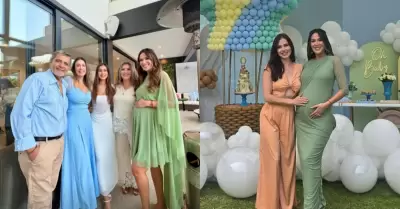 Silvia Cornejo celebra su baby shower sin Jean Paul Gabuteau
