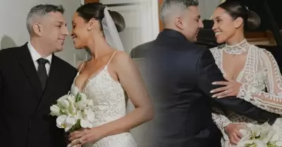 Ricardo Mendoza y Katya Mosquera se casaron