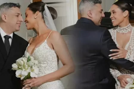 Ricardo Mendoza y Katya Mosquera se casaron