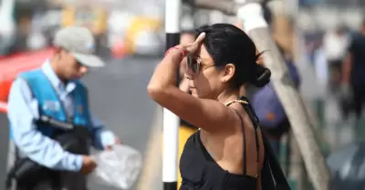 Lima vivi� el d�a m�s caluroso de agosto