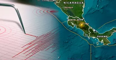 Dos sismos sacudieron Costa Rica.