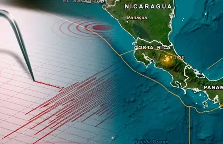 Dos sismos sacudieron Costa Rica.