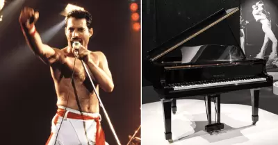 Piano y micr�fono de Freddie Mercury, l�der de Queen, ser�n subastados