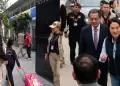 Colegio de Villa El Salvador retoman clases presenciales tras inundaciones: con presencia de Keiko Fujimori
