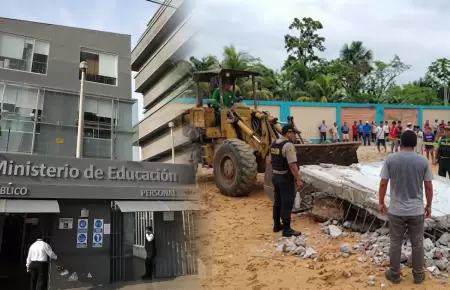 El Minedu emiti� su preocupaci�n frente a la tragedia.