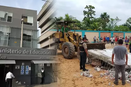 El Minedu emiti� su preocupaci�n frente a la tragedia.