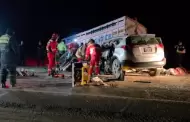 ¡Tragedia! Accidente en vía Juliaca-Cusco deja cuatro muertos tras choque frontal entre camión y camioneta