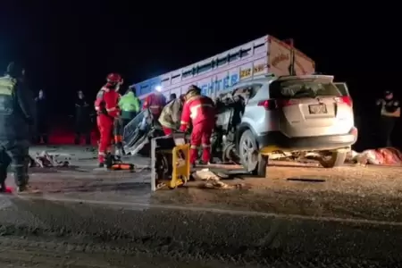 Choque entre cami�n y tr�iler deja 4 muertos en la v�a Juliaca-Cusco