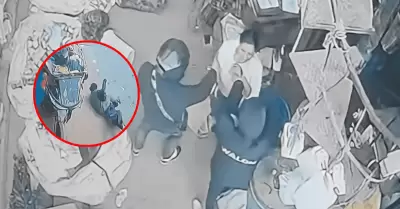 Delincuentes se llevan m�s de S/ 25 mil de negocio de reciclaje en SJL