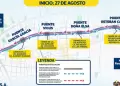 V�a Expresa Sur tendr� desv�os desde este 27 de agosto por 180 d�as: Conoce las rutas y evita tr�fico