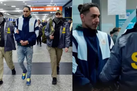 Deportan de tierras argentinas a narcotraficante peruano vinculado a banda crimi