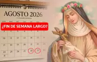 ¿Viernes 28 y sábado 29 serán DÍAS LIBRES? Esto dice la norma por el feriado de Santa Rosa de Lima