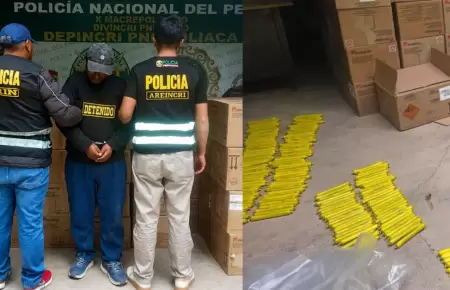 Detienen a sujeto que trasladaba dinamita y material explosivo